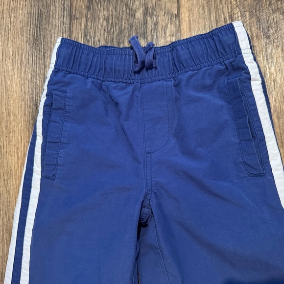 Gymboree Kids  Navy Blue Track Pants with White Stripes Size 7 - Picture 2 of 5